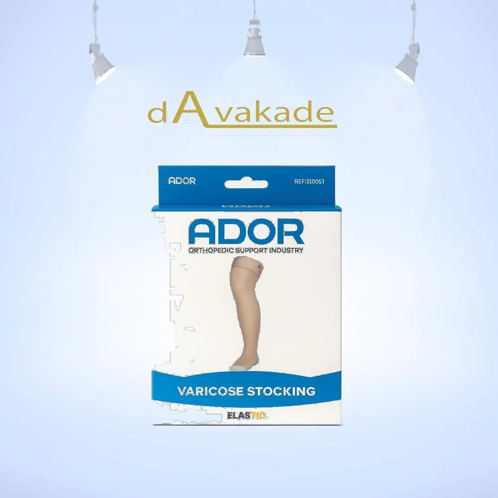ADOR جوراب واریس زیر زانو با کفی AD سایز FREE