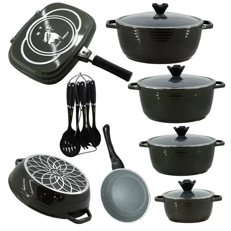 سرویس گرانیتی 19 پارچه عروس کلاسیک خطی