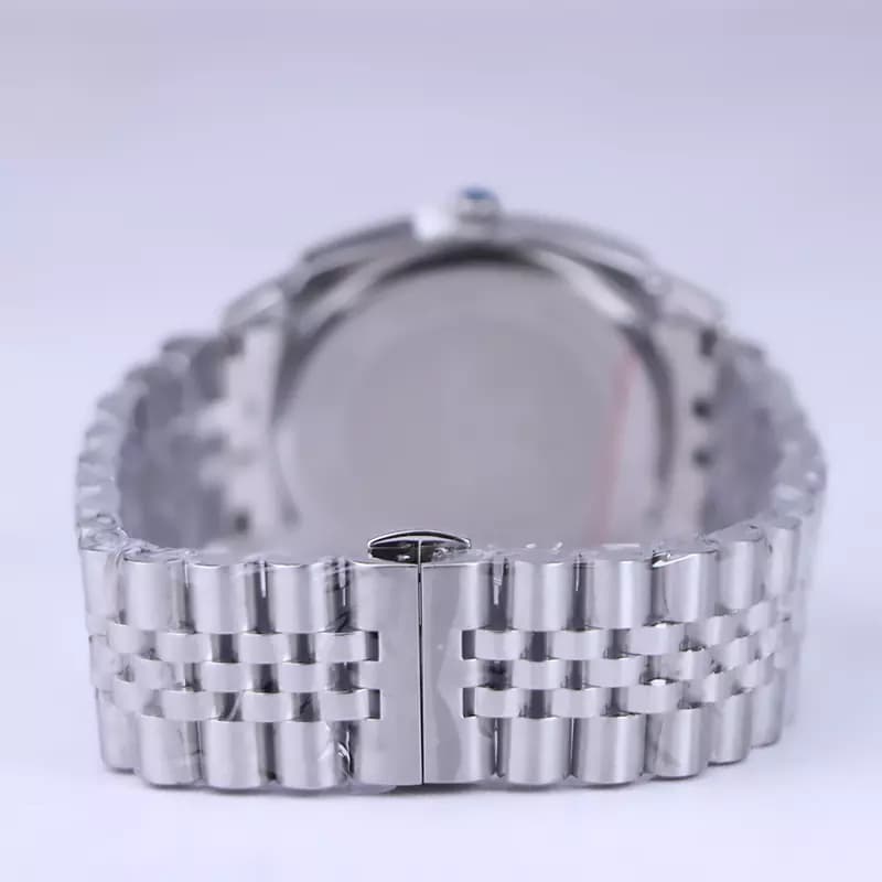 ساعت مچی سولیدا مردانه فلزی قاب مربع صفحه مشکی G 6113/4 — تصویر ۴