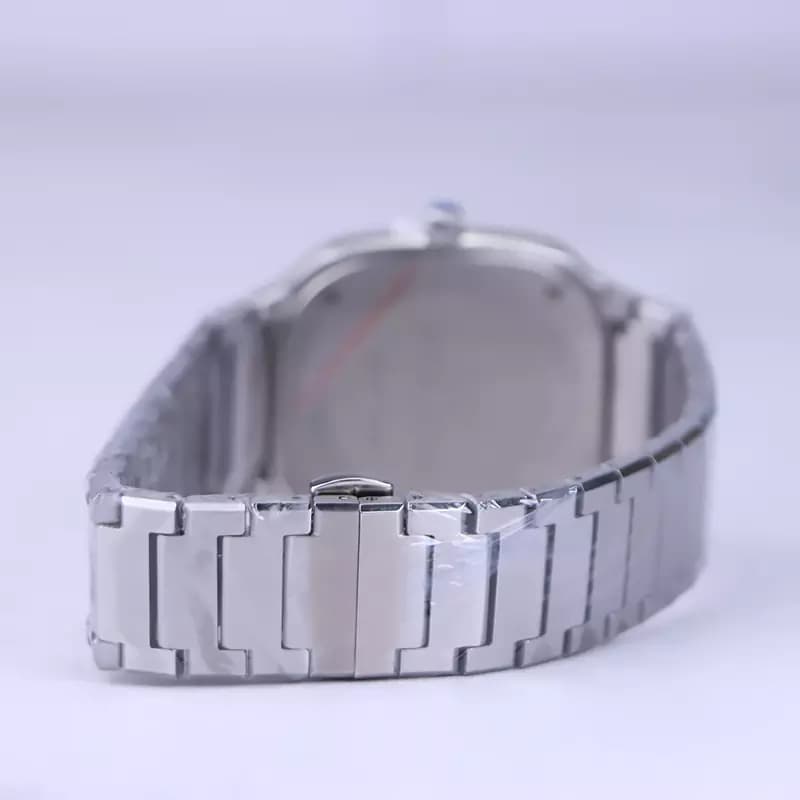 ساعت مچی سولیدا مردانه فلزی صفحه مربع طلایی G 6123/1 — تصویر ۴