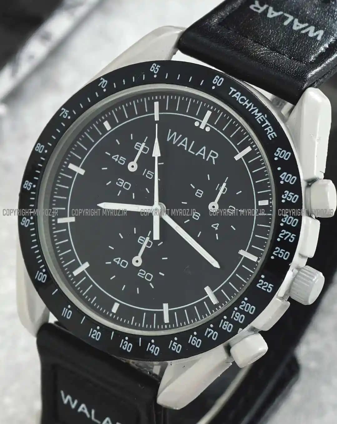ساعت مچی مردانه والار WALAR طرح MOON SWATCH مدل 2128 — تصویر ۴