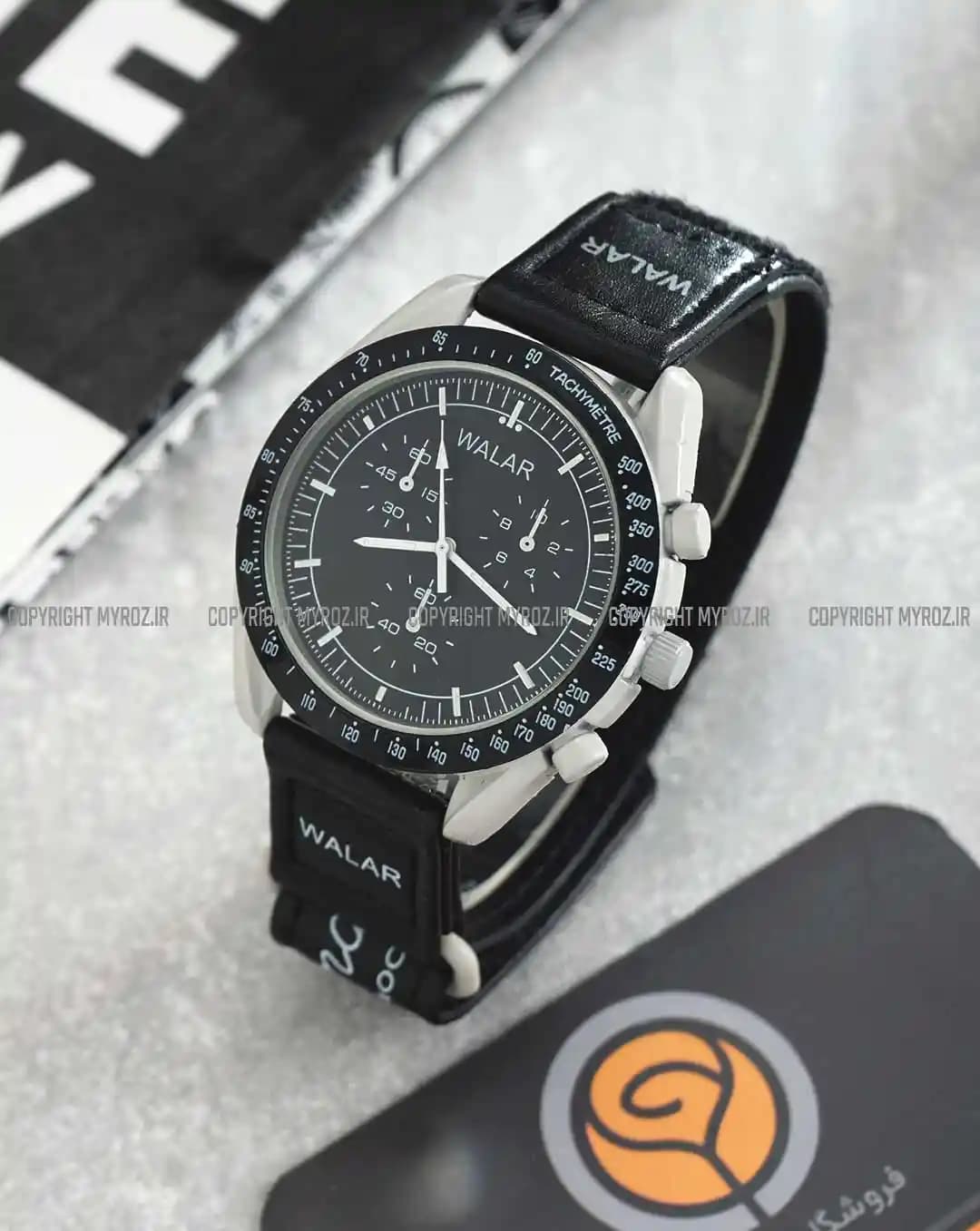 ساعت مچی مردانه والار WALAR طرح MOON SWATCH مدل 2128 — تصویر ۳