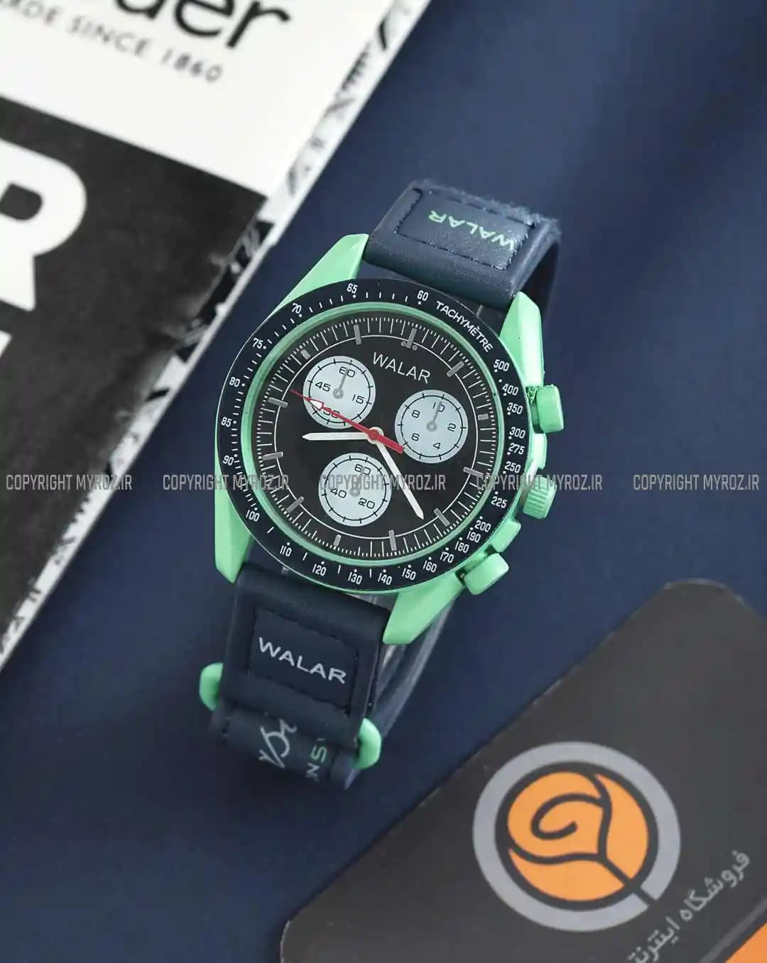 ساعت مچی مردانه والار WALAR طرح MOON SWATCH مدل 2127 — تصویر ۳