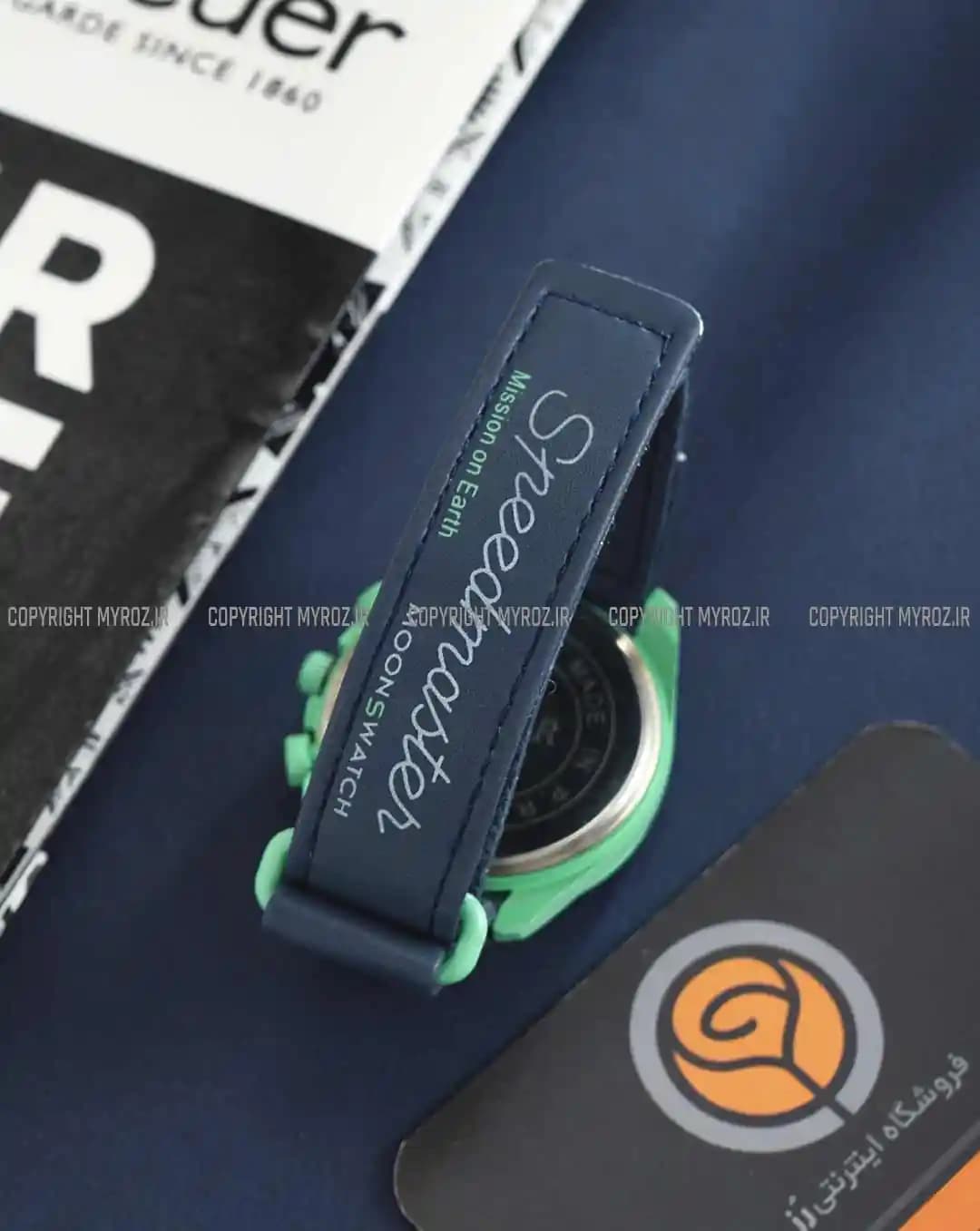 ساعت مچی مردانه والار WALAR طرح MOON SWATCH مدل 2127 — تصویر ۵