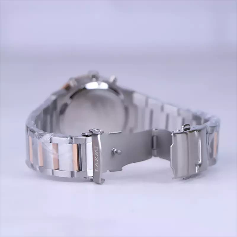 ساعت مچی زنانه لاکسمی فلزی نقره ای رزگلد کرنوگراف L 8125/5 — تصویر ۲
