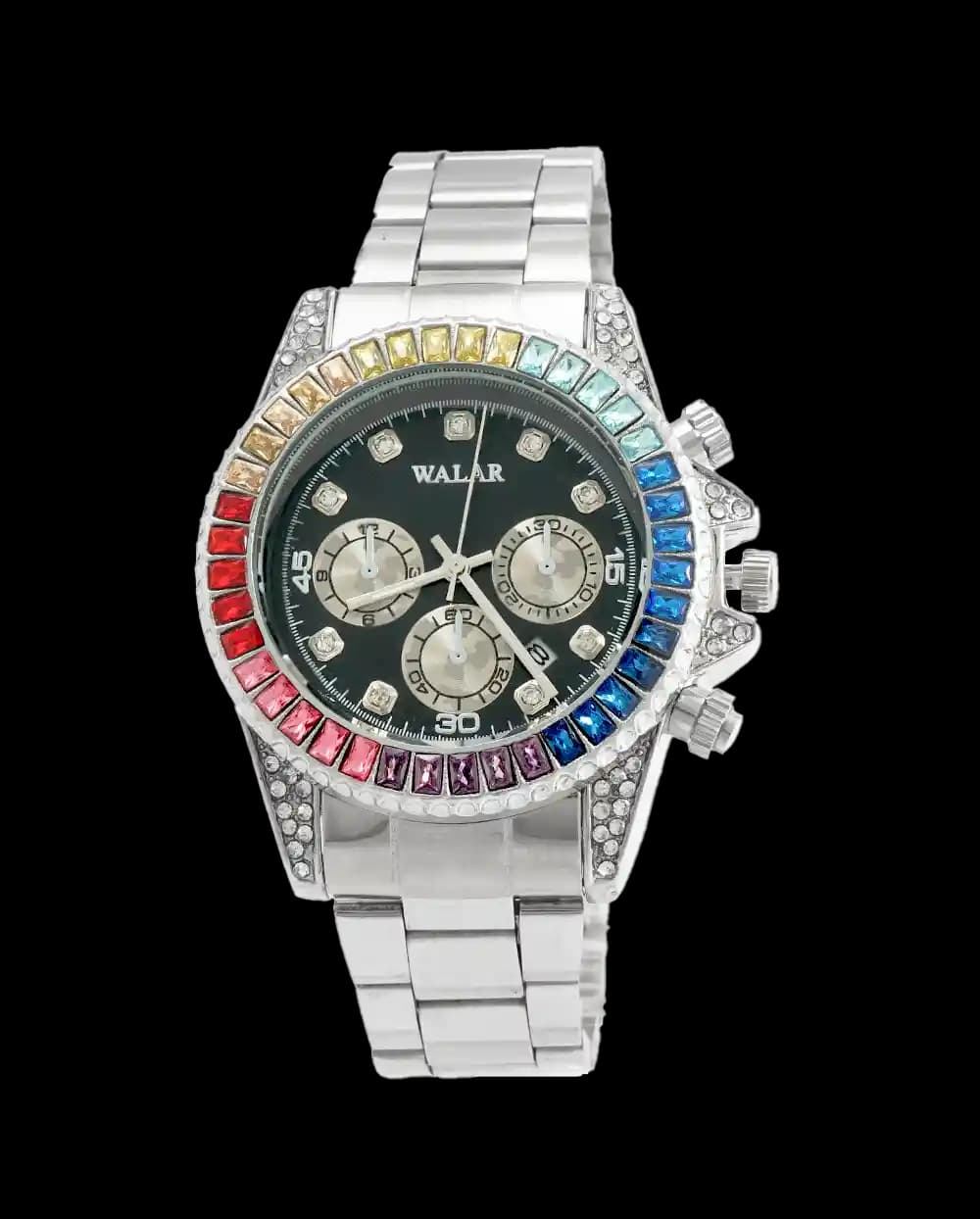 ساعت مچی مردانه والار WALAR طرح DIAMOND مدل 2123