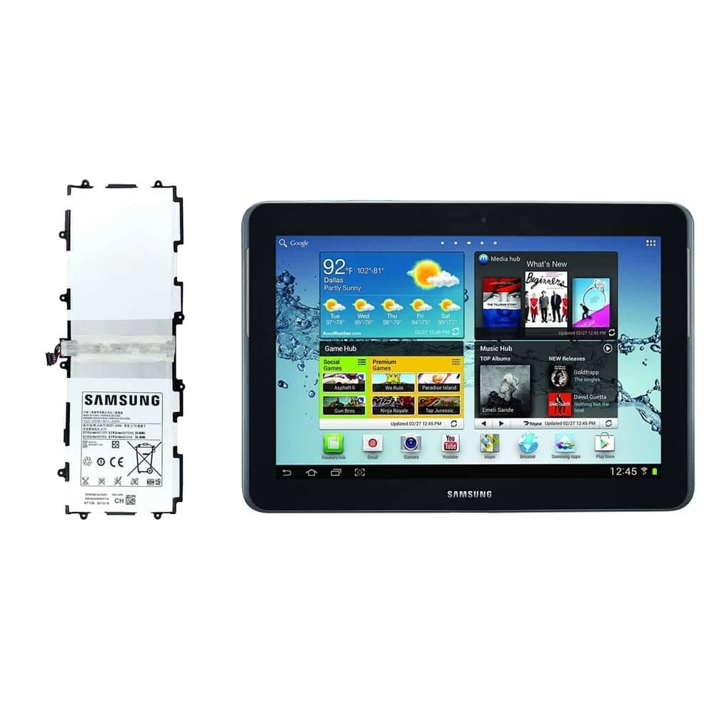 باتری تبلت سامسونگ Samsung Galaxy Note 10.1 N8000 با کد فنی SP3676B1A
