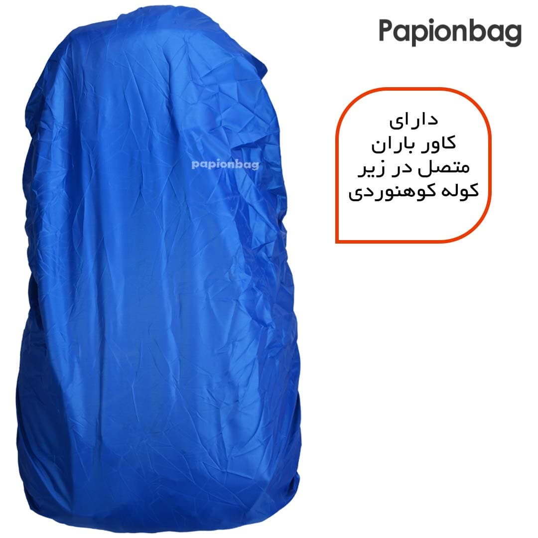 کوله پشتی کوهنوردی حرفه ای فنردار 45+10 لیتری ممنتو (memento) کد459 — تصویر ۵