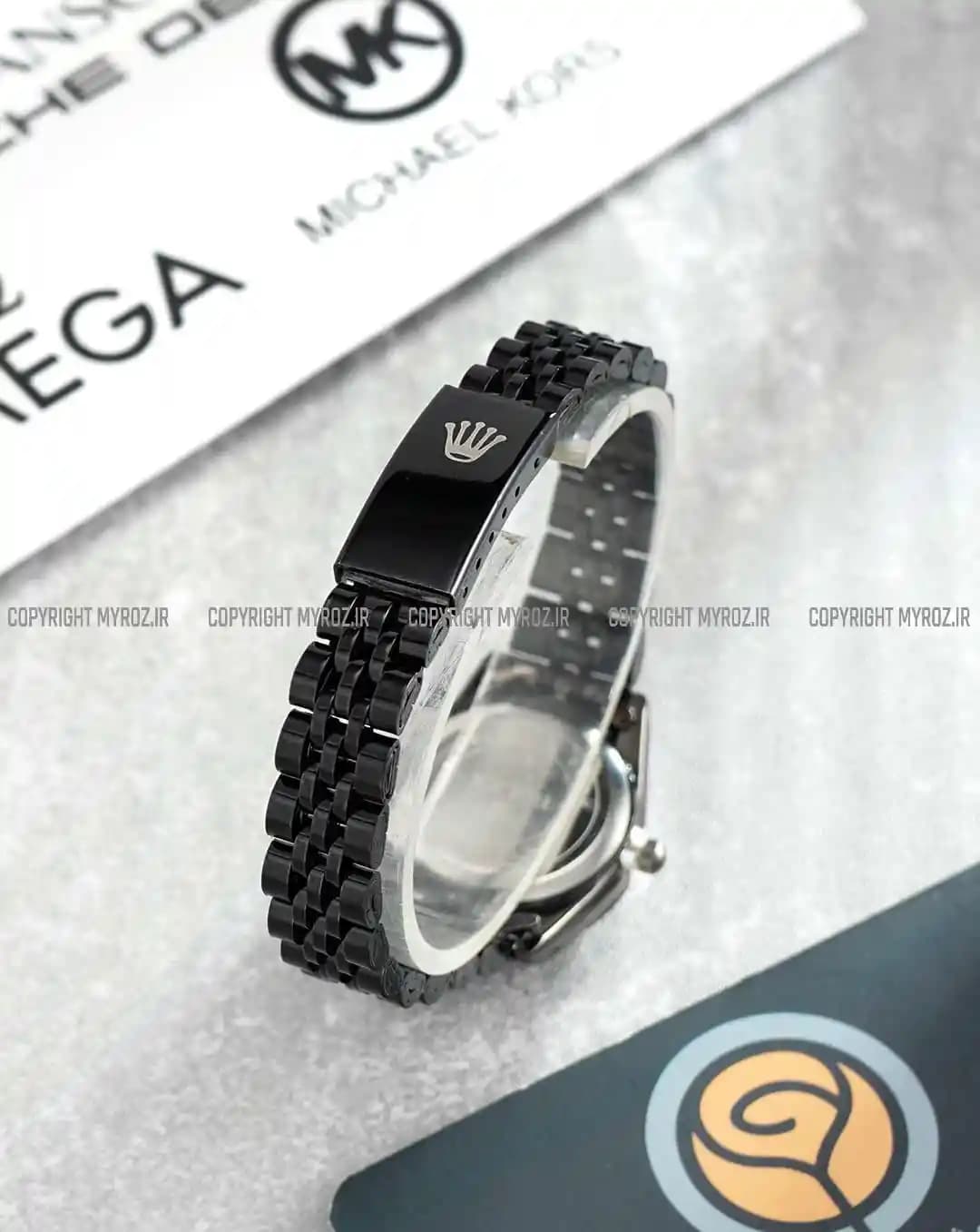 ساعت مچی زنانه رولکس ROLEX طرح دیت جاست مدل 2115 — تصویر ۵