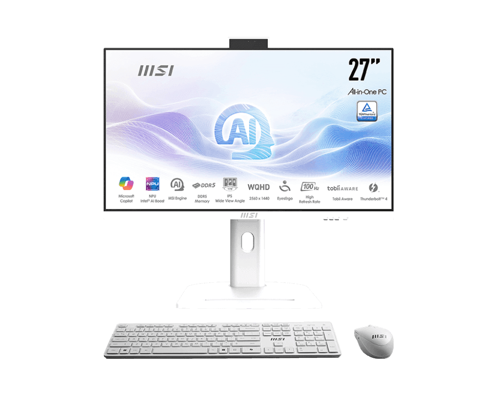 کامپیوتر همه کاره ام اس آی 27 اینچی مدل AM273QP AI 1UM Core Ultra 7 32GB 2TB SSD INTEL — تصویر ۳