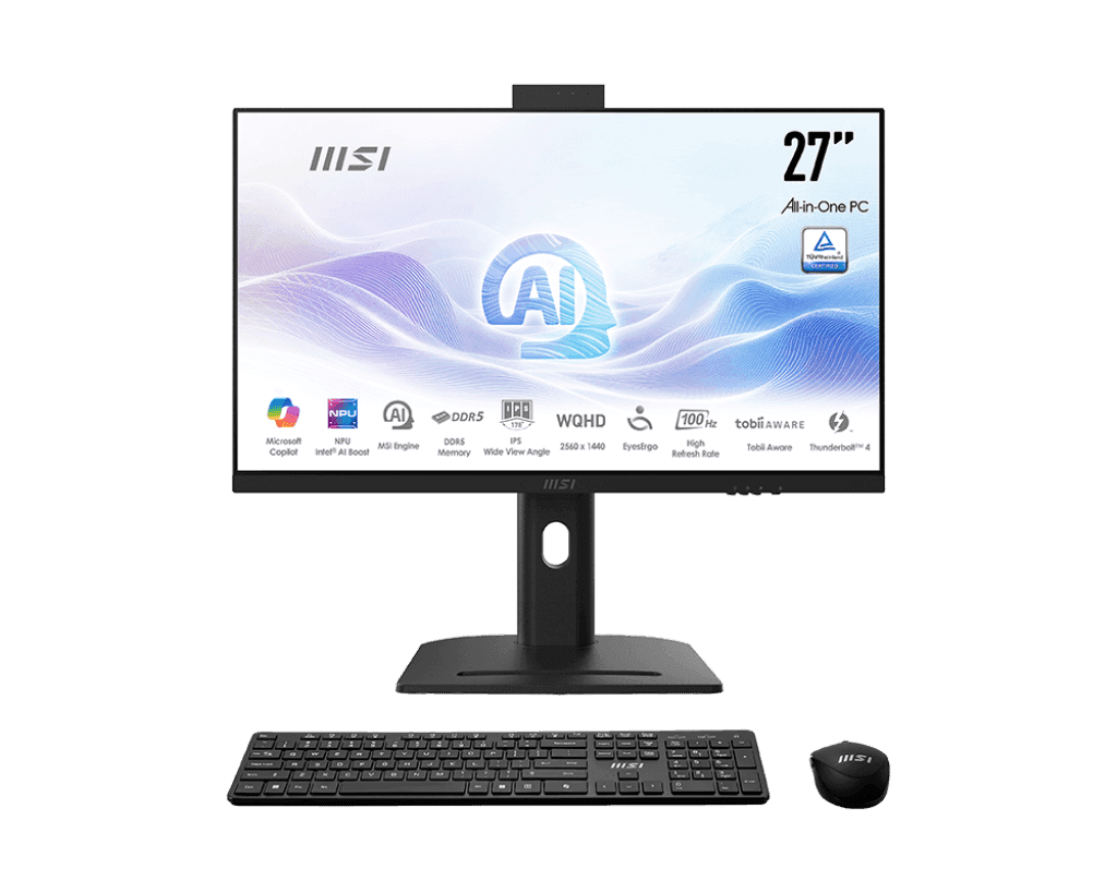 کامپیوتر همه کاره ام اس آی 27 اینچی مدل AM273QP AI 1UM Core Ultra 7 32GB 2TB SSD INTEL
