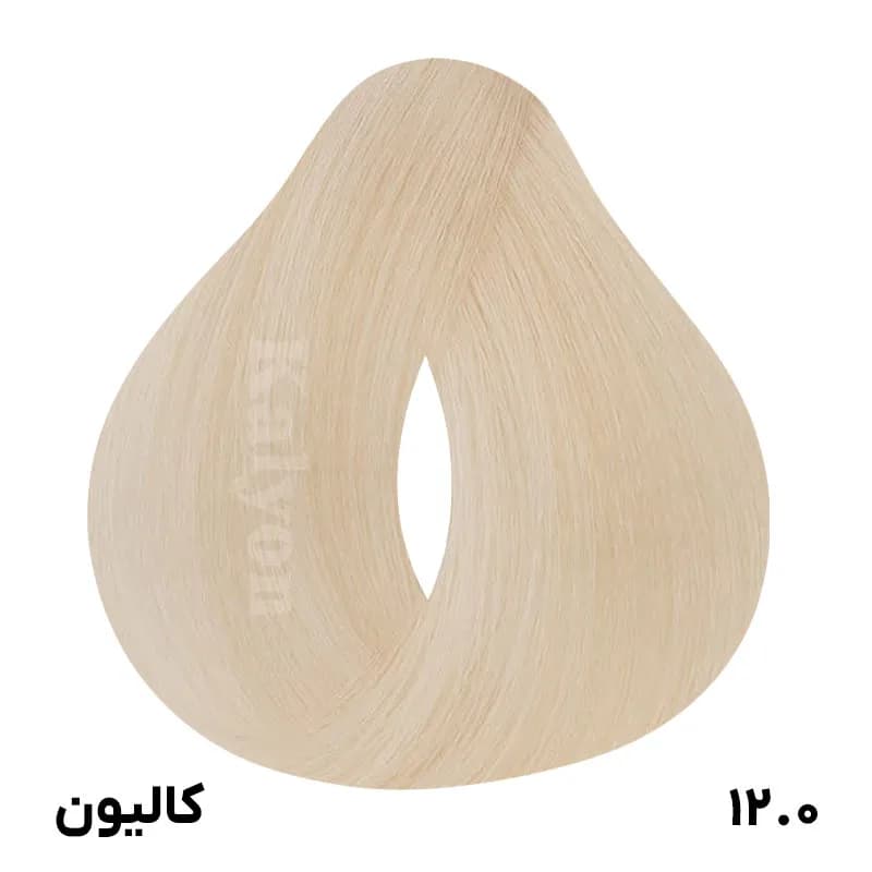 رنگ مو کالیون 12.0 سوپر پلاتین بلوند (عاج فیلی) 125 میل — تصویر ۲