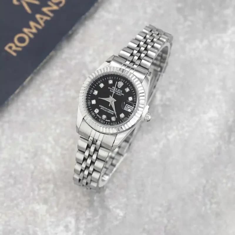 ساعت مچی زنانه رولکس ROLEX طرح دیت جاست مدل 2103 — تصویر ۸
