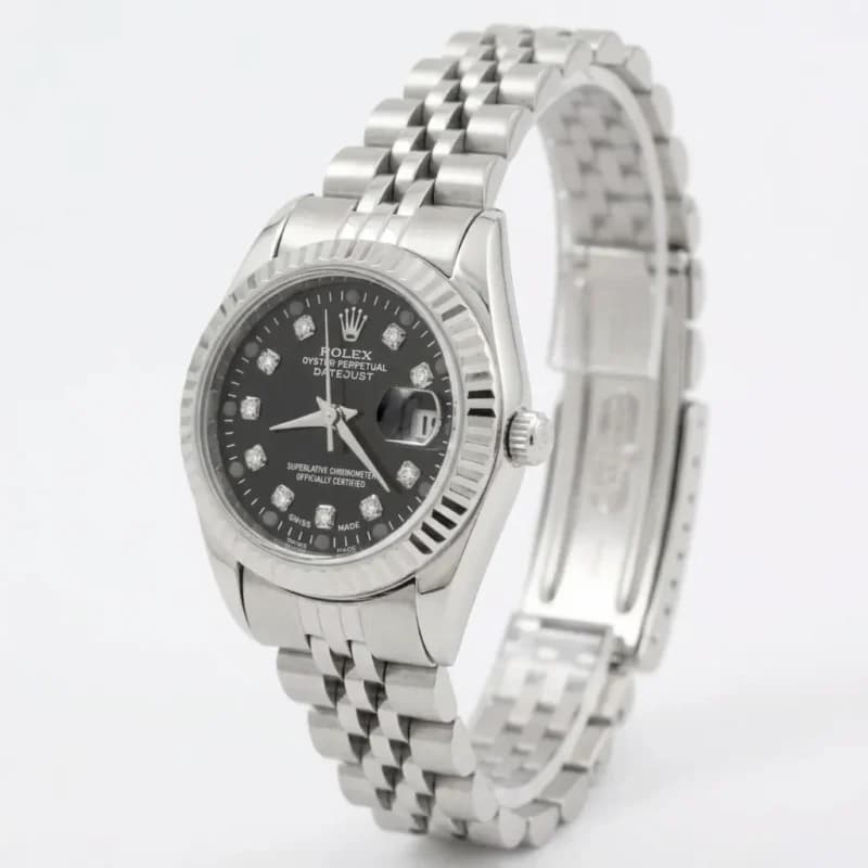 ساعت مچی زنانه رولکس ROLEX طرح دیت جاست مدل 2103 — تصویر ۷