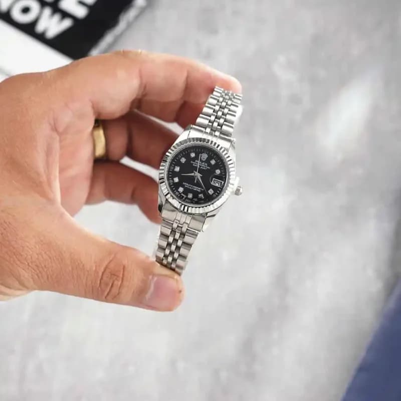 ساعت مچی زنانه رولکس ROLEX طرح دیت جاست مدل 2103 — تصویر ۱۰