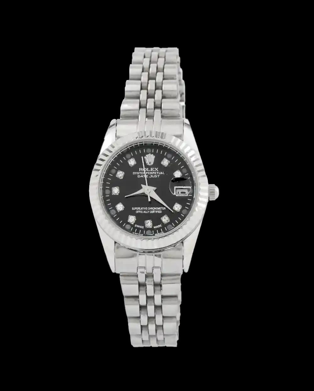 ساعت مچی زنانه رولکس ROLEX طرح دیت جاست مدل 2103