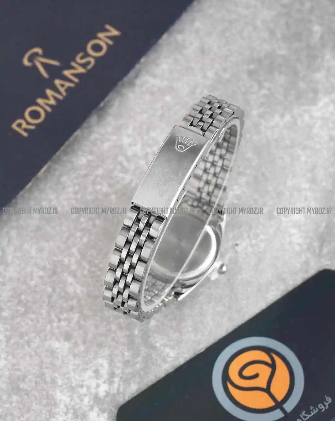 ساعت مچی زنانه رولکس ROLEX طرح دیت جاست مدل 2103 — تصویر ۵
