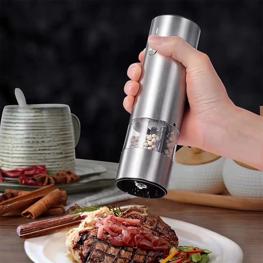 آسیاب نمک و فلفل قابل حمل گرین لاین Green Lion Portable Salt & Pepper Grinder — تصویر ۲