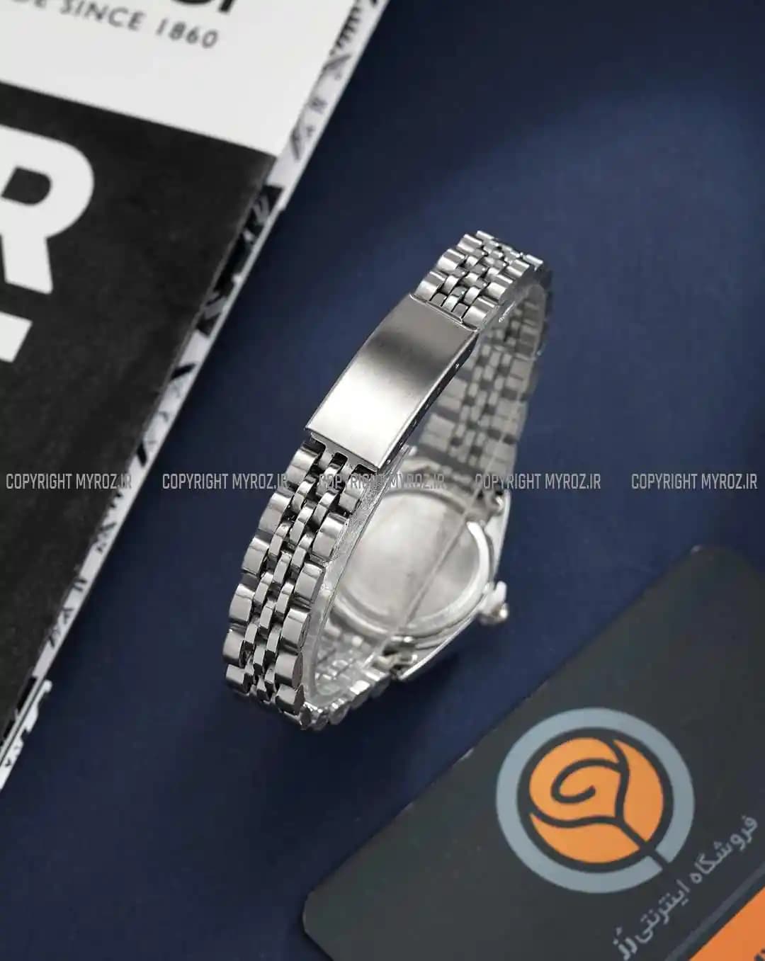 ساعت مچی زنانه رولکس ROLEX طرح دیت جاست مدل 2100 — تصویر ۵