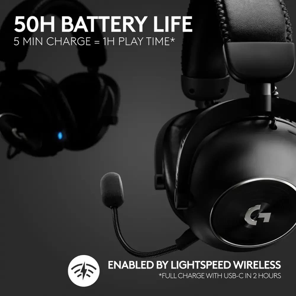 هدست Logitech GPRO X2 LIGHTSPEED Wireless — تصویر ۲