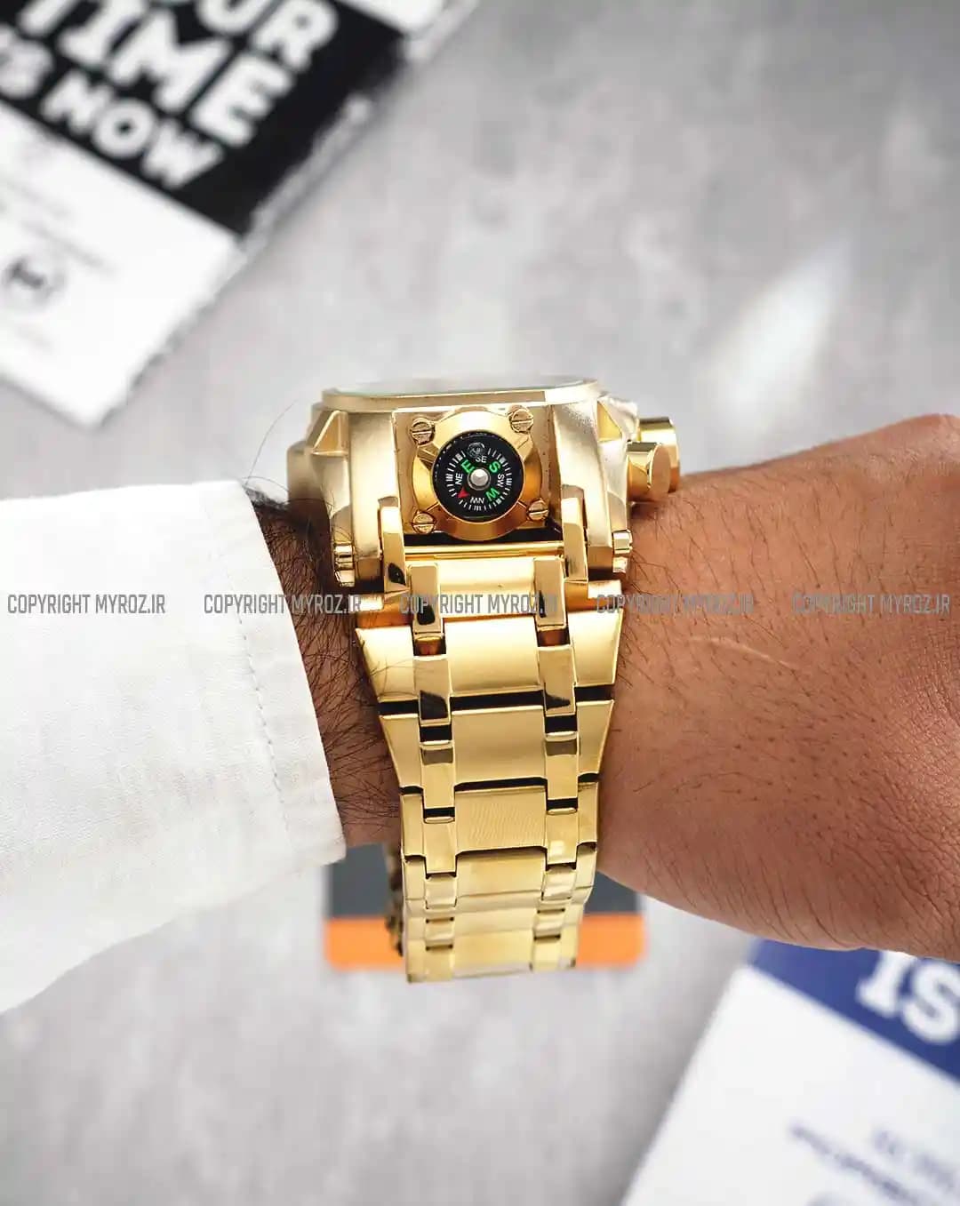 ساعت مچی اینوکتا INVICTA طرح زئوس مدل 2098 — تصویر ۵