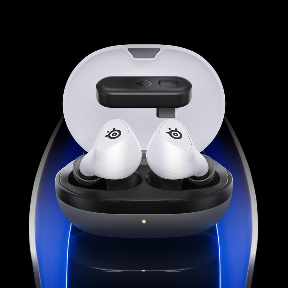 هندزفری SteelSeries Arctis GameBuds for PlayStation White — تصویر ۳