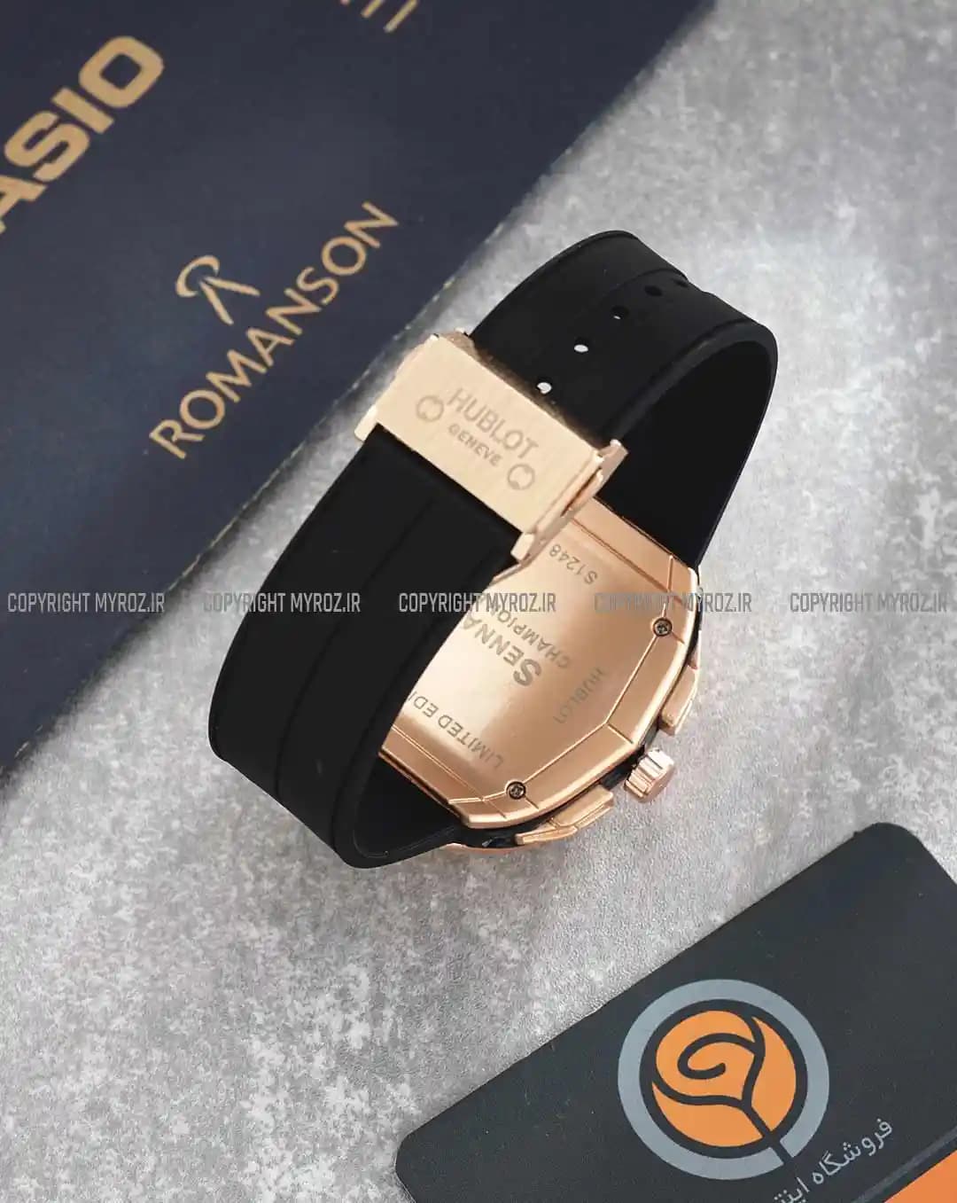 ساعت مچی مردانه هابلوت HUBLOT طرح کهکشانی مدل 2095 — تصویر ۵