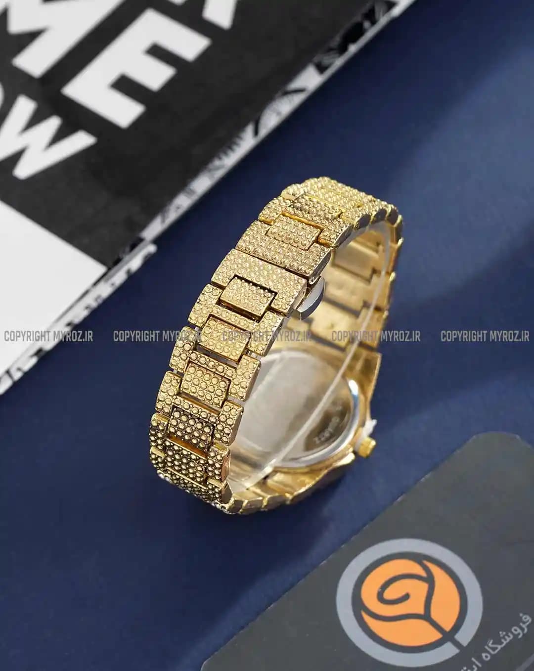 ساعت مچی زنانه فول نگین PATEK PHILIPPE مدل 2069 — تصویر ۵