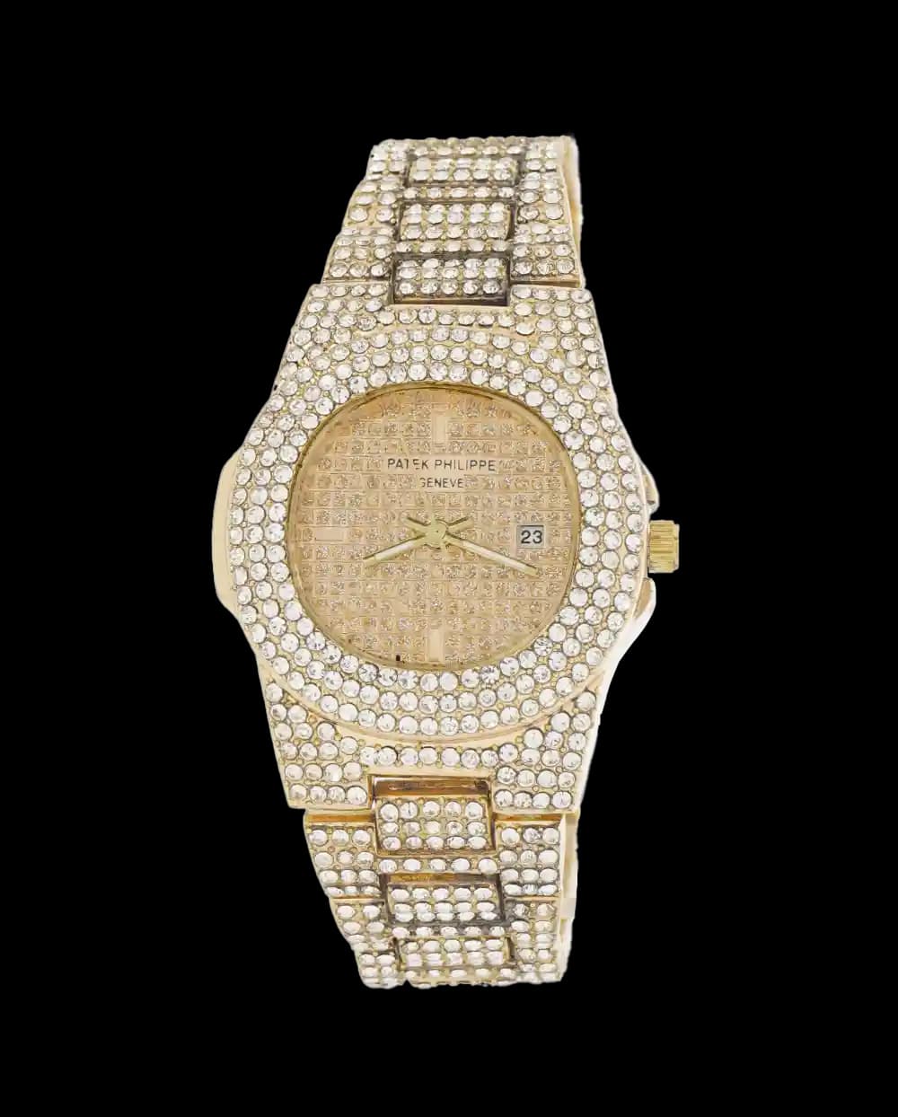 ساعت مچی زنانه فول نگین PATEK PHILIPPE مدل 2069