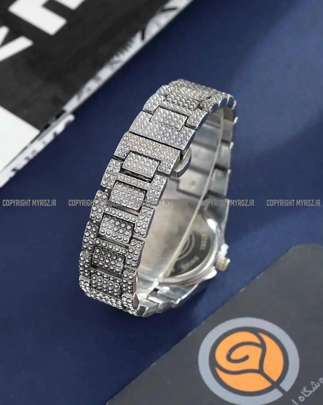 ساعت مچی زنانه فول نگین PATEK PHILIPPE مدل 2068 — تصویر ۵