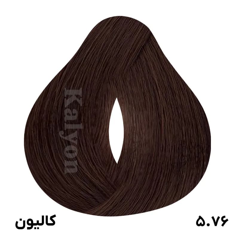 رنگ مو کالیون تنباکویی تیره (5.76) T4 حجم 125 میل — تصویر ۲