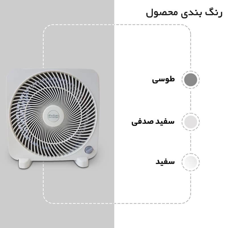 پنکه رومیزی دمنده مدل هاله 20 — تصویر ۴