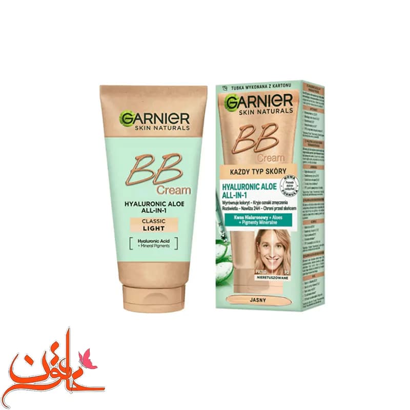 بی بی کرم گارنیر رنگ لایت Light مناسب انواع پوست حجم 50 میل