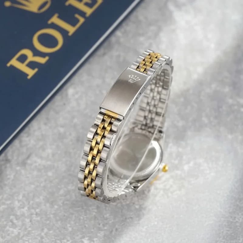 ساعت مچی زنانه رولکس ROLEX طرح دیت جاست مدل 2060 — تصویر ۹