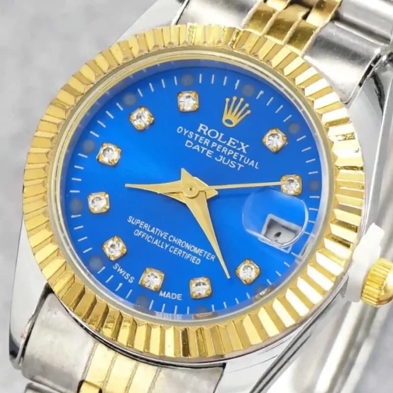 ساعت مچی زنانه رولکس ROLEX طرح دیت جاست مدل 2060 — تصویر ۱۰