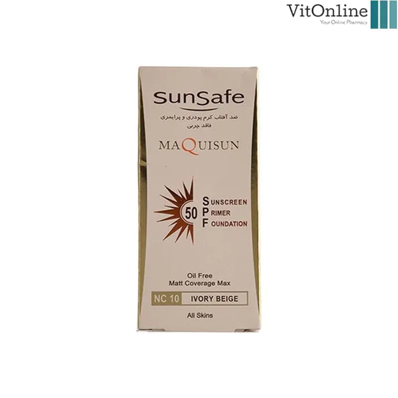 کرم ضد آفتاب سان سیف مکی‌سان SPF50 رنگ عاجی 40 میل
