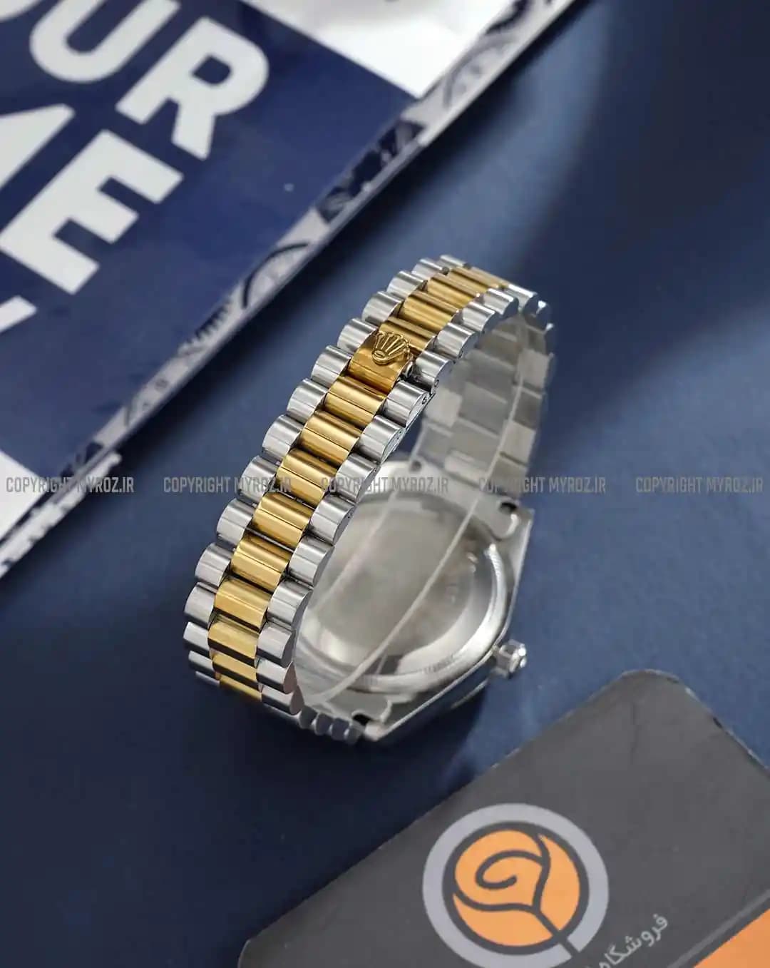 ساعت مچی زنانه رولکس ROLEX طرح DAY DATE مدل 2057 — تصویر ۵