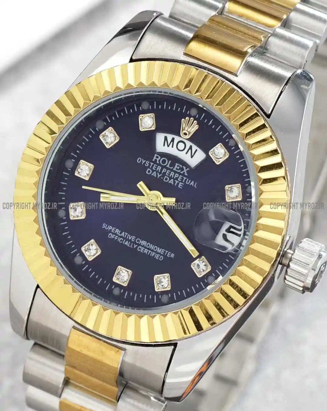 ساعت مچی زنانه رولکس ROLEX طرح DAY DATE مدل 2054 — تصویر ۴