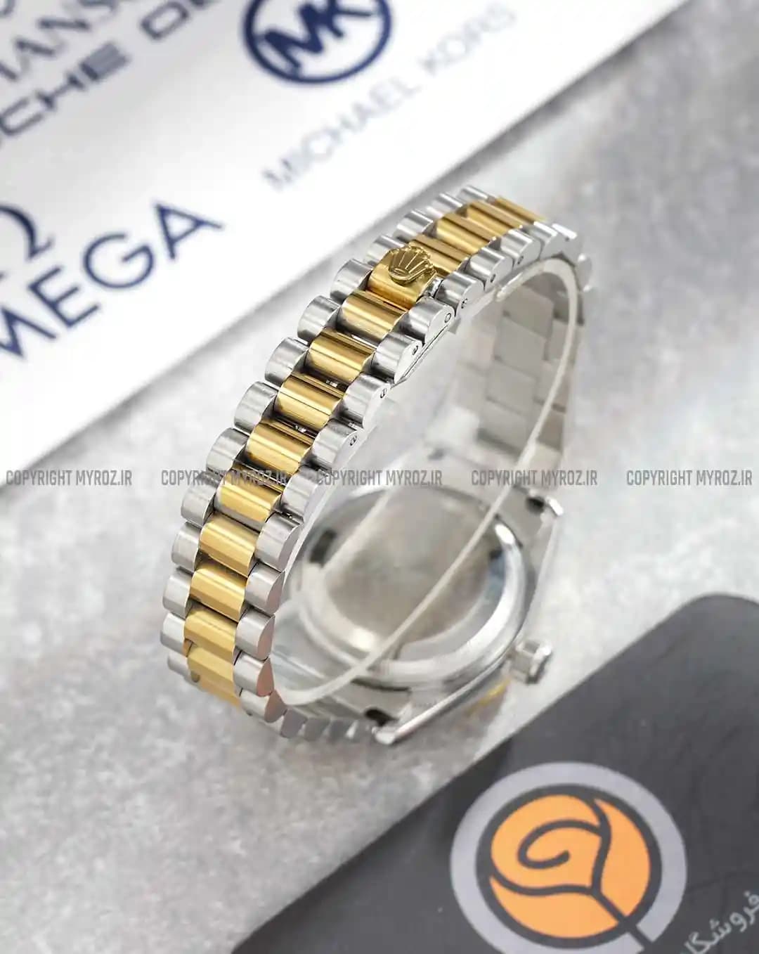 ساعت مچی زنانه رولکس ROLEX طرح DAY DATE مدل 2054 — تصویر ۵