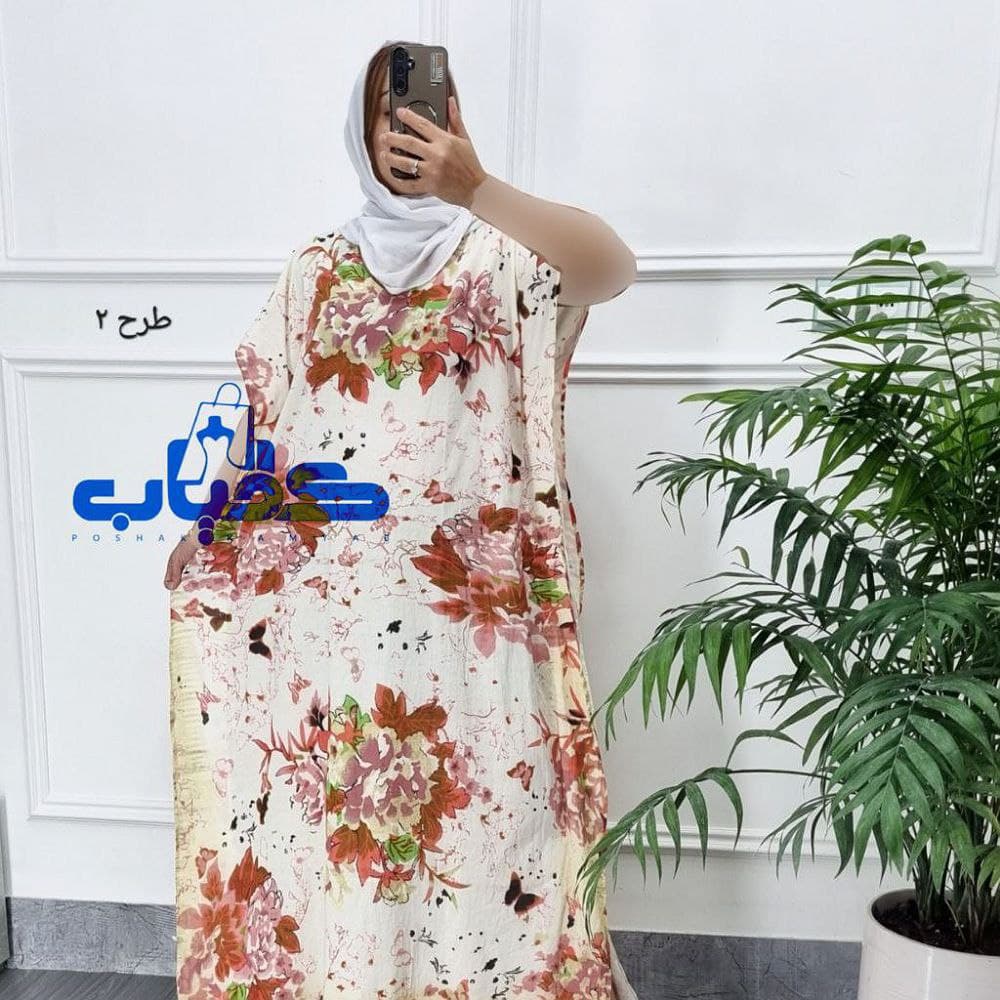 پانچ ساحلی کتان اورجینال هندی در3طرح فانتزی/کد2128