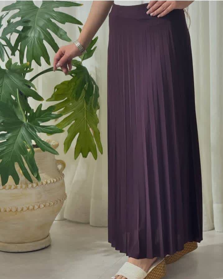 دامن پلیسه کرب جودون خارجی/کد2125 (قیمت ویژه) — تصویر ۵