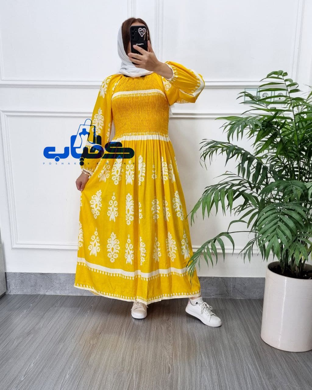 پیراهن ساحلی نخ اورجینال وارداتی هندی/کد2074 — تصویر ۲