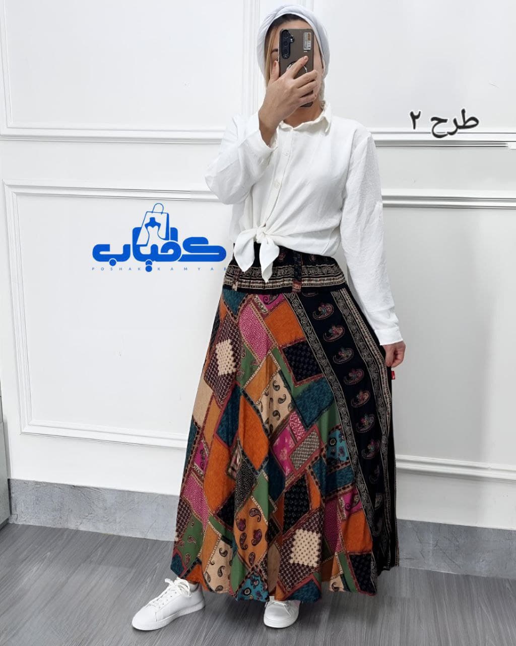 دامن نخ اورجینال وارداتی اندونزی/کد2062 — تصویر ۳