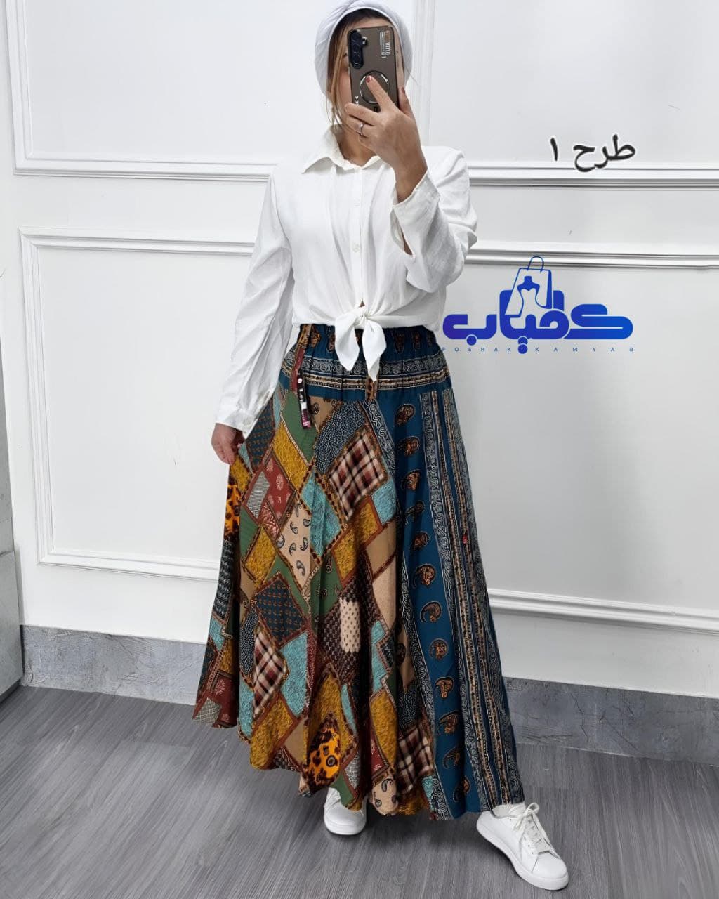 دامن نخ اورجینال وارداتی اندونزی/کد2062 — تصویر ۲