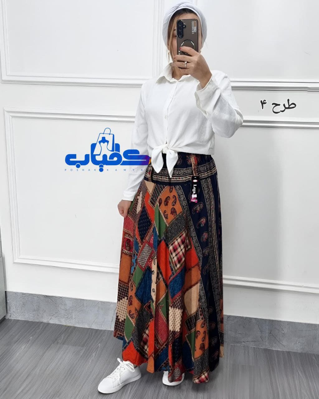 دامن نخ اورجینال وارداتی اندونزی/کد2062 — تصویر ۵