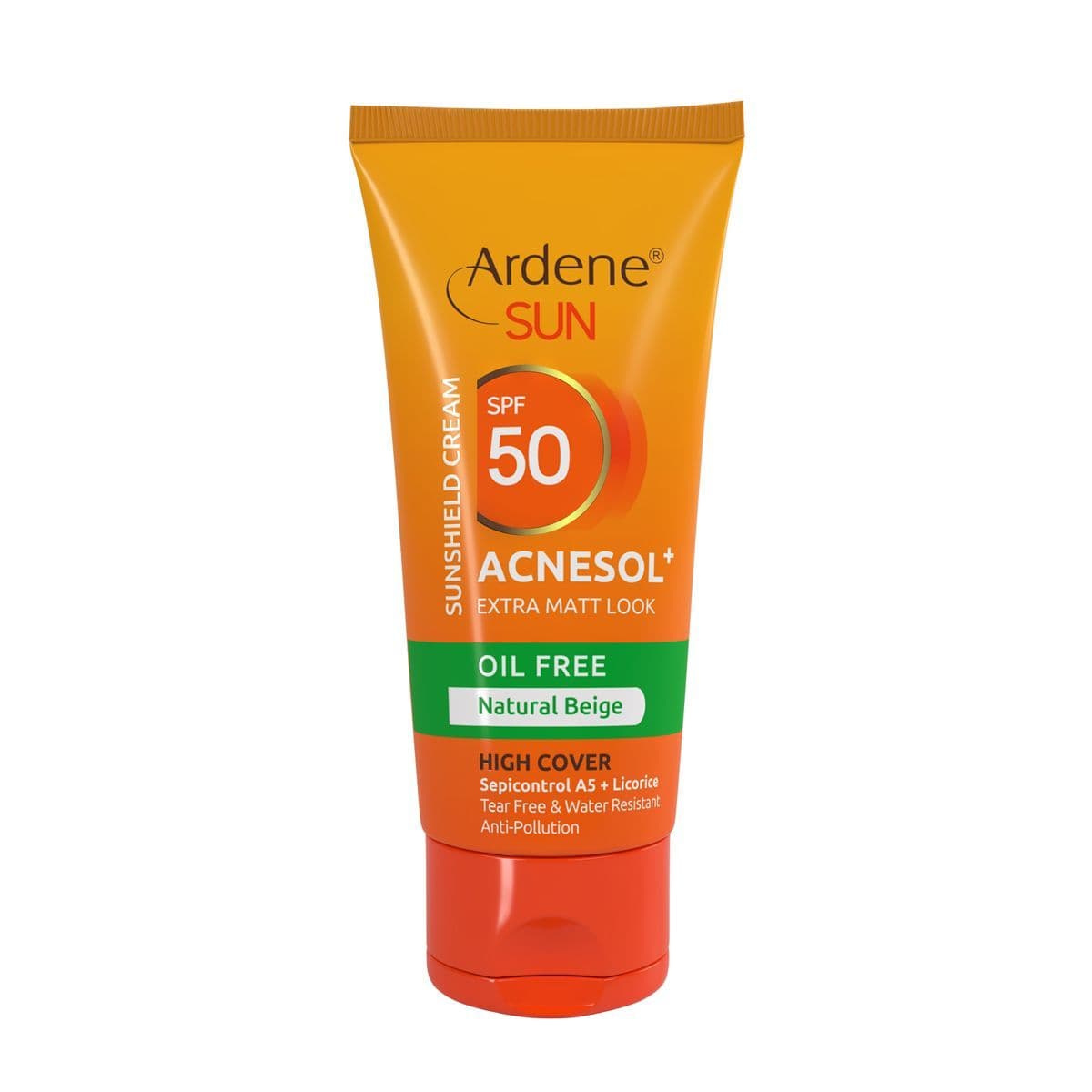 ضد آفتاب فاقد چربی SPF50 آردن بژ طبیعی پوست چرب (50 گرم)