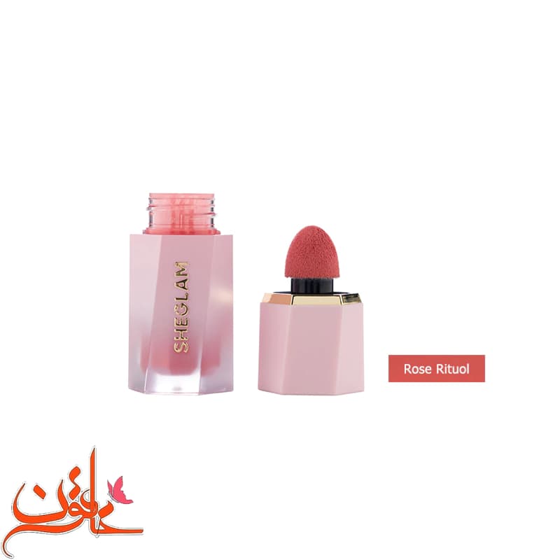 رژگونه مایع شیگلم رنگ Rose Rituol