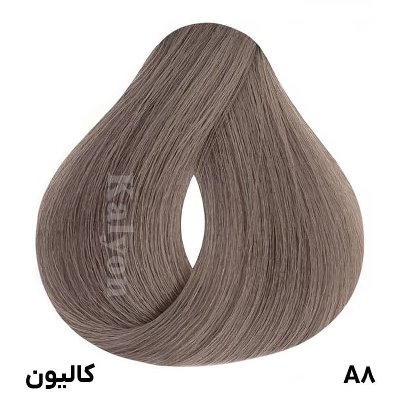 رنگ مو کالیون A8 بلوند خاکستری خیلی روشن 125 میل — تصویر ۲