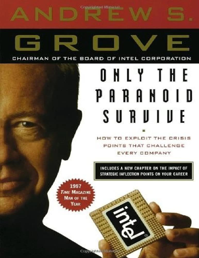 کتاب Only the Paranoid Survive تنها پارانوییدها دوام می‌آورند اثر اندرو اس گروو نسخه PDF انگلیسی