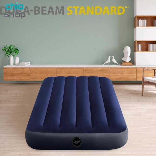 تشک بادی یک نفره اینتکس مدل Classic Downy Airbed (تلمبه دار) — تصویر ۴